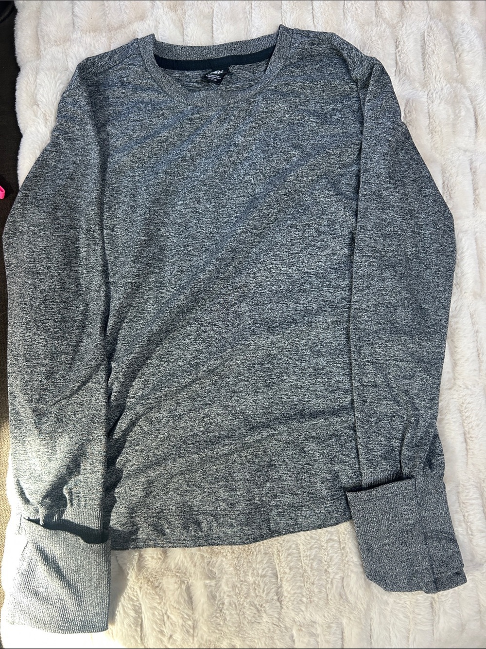 Athleta Girls Gray Crewneck Sweater - Classic Knit Pullover
